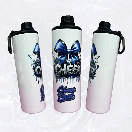 Trinkflasche/Tumbler 2 Aufsätze Cup 20oz -  Design Cheer Pack Splash
